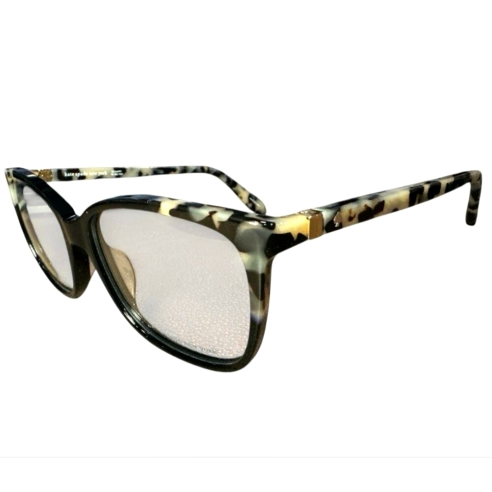 Kate Spade Karlyn Eyeglasses Black White Brown Havana Frames (NWT)